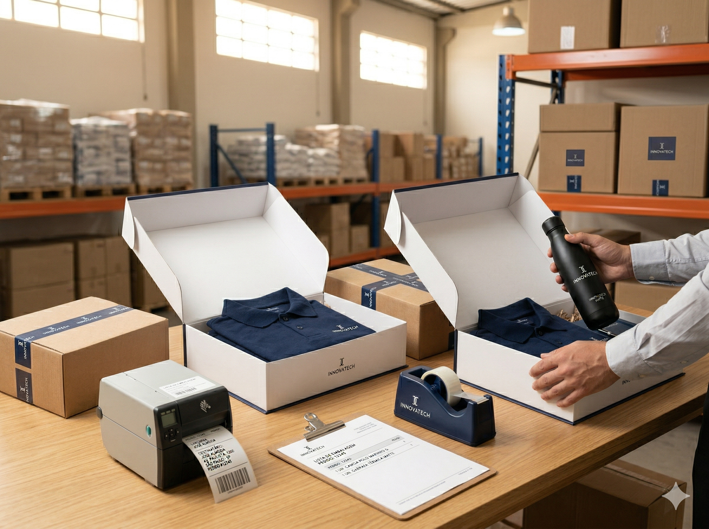 Fulfillment de brindes corporativos: quando terceirizar (e quando não)