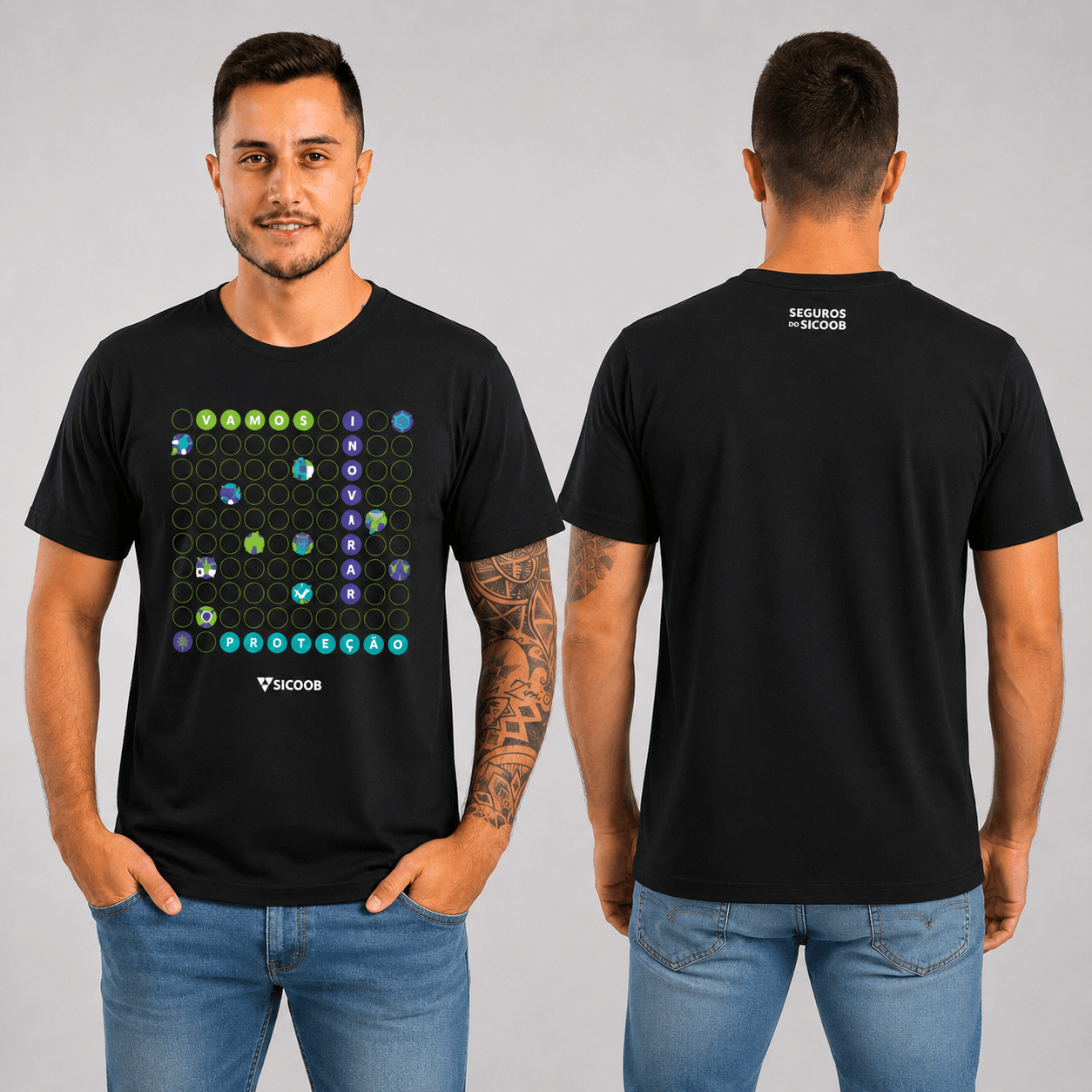 Camiseta de algodão personalizada — Grupo T&M