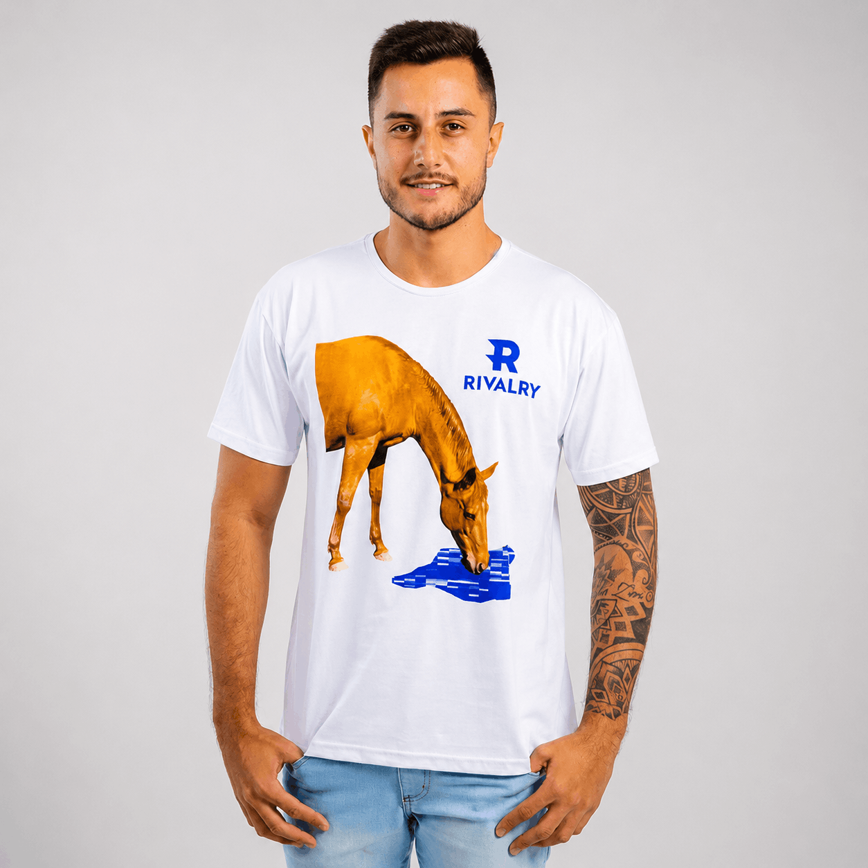 Camiseta de algodão personalizada — Rivalry